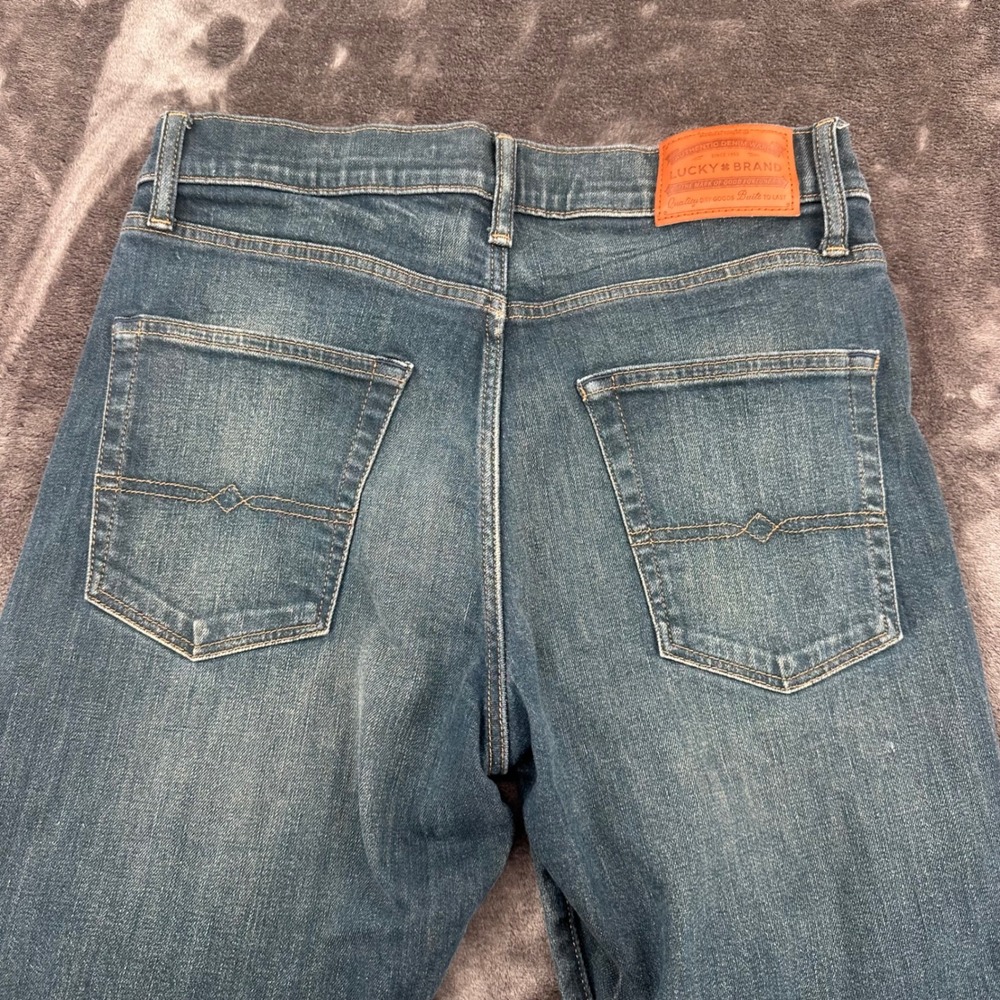 Lucky Brand 410 Athletic Straight Mens Jeans Blue‎ Medium Wash 32x30 RN80318 - Picture 4 of 9